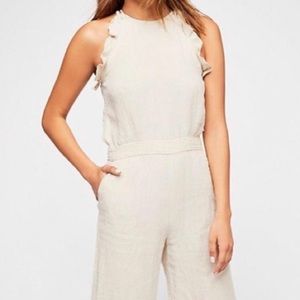 Blank NYC creme jumpsuit